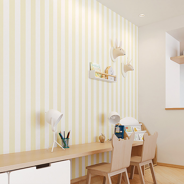 【壁紙 のり付き】 壁紙の上から貼れる壁紙 ストライプ LL-6180