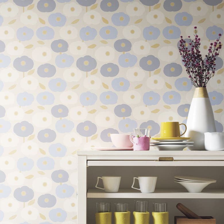 【壁紙 のりなし】 はがせる粉のりで賃貸OK ボタニカル TWP-9070