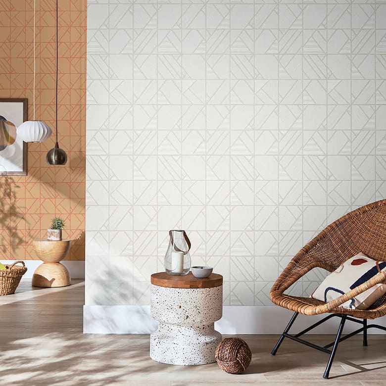 【壁紙 のりなし】 はがせる粉のりで賃貸OK モダン BB-2566