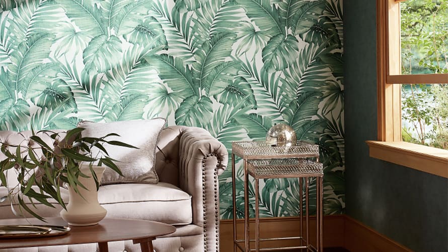 ボタニカル柄 / のり付き壁紙