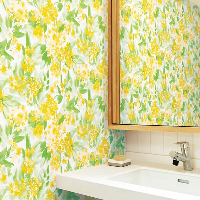 【壁紙 のり付き】 壁紙の上から貼れる壁紙 BA-7381